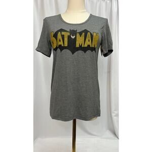 NWT! Batman Women's Athletic Heather‎ Tee X-Small